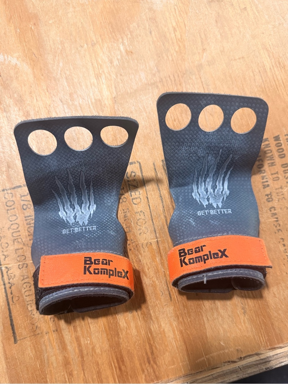 Bear KompleX Carbon Grips in Black and Orange